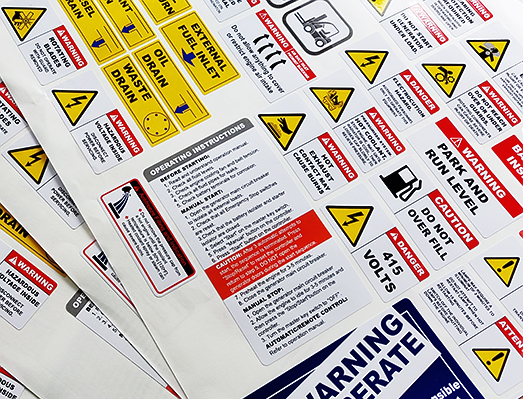 俄羅斯出口發(fā)電機組貼紙?zhí)籽b