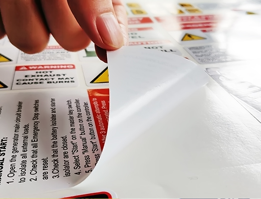 俄羅斯出口發(fā)電機組貼紙?zhí)籽b